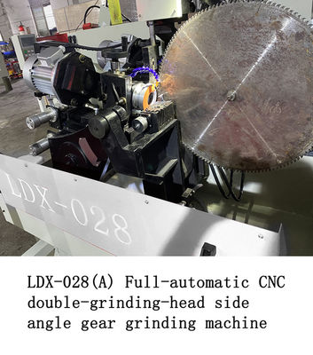 LDX-028A Macchina di rettifica a tre assi completamente a seghe CNC con doppia testa di rettifica