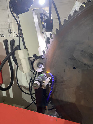 LDX-026A Servo feed full CNC lamina seghe circolari anteriore e posteriore angolo macchina di affilatura