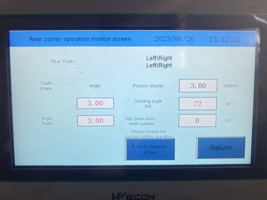 LDX-020A Fabbrica diretta automatica lame di sega anteriore e posteriore angolo macchina di affilatura
