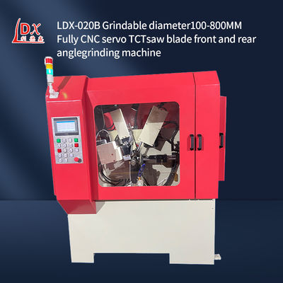 Rettificatrice angolare anteriore e posteriore con lama per sega CNC completa con alimentazione servo LDX-020B