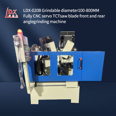 LDX-020B Legatura di alluminio lamina di sega circolare angolo frontale e posteriore macchine di rettifica