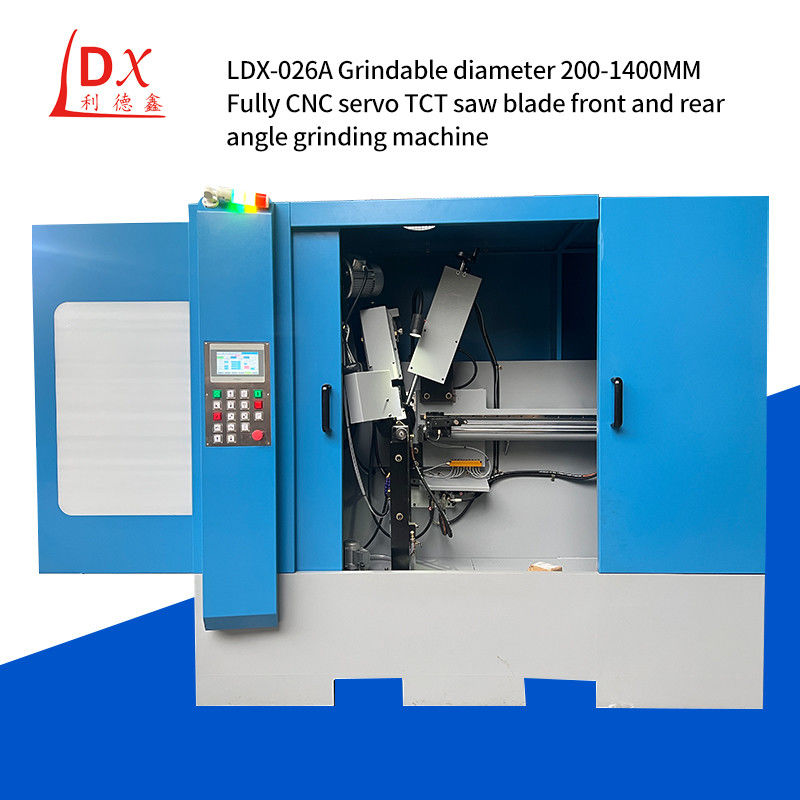 TCT lame di sega circolare angolo anteriore e posteriore macchina di rettifica CNC completa LDX-026A