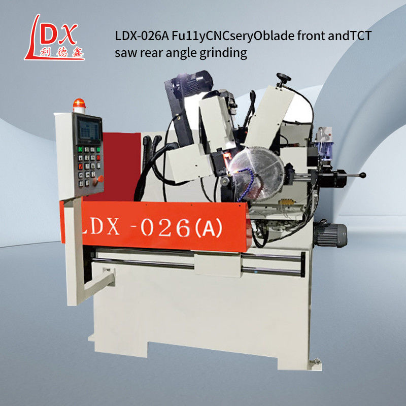 Full Servo cinque assi legno circolare seghe lama anteriore e posteriore angolo macchine di rettifica LDX-026A