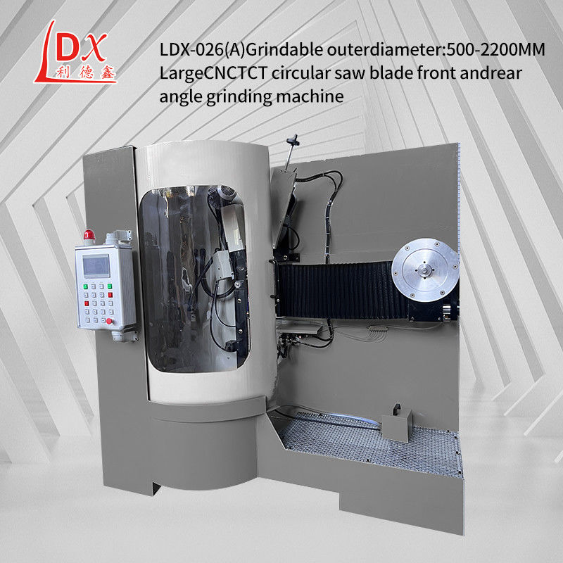 LDX-026A 300MM-1600MM Diametro Grandi lame da sega circolari Tre assi Macchina per la rettifica delle lame da sega CNC