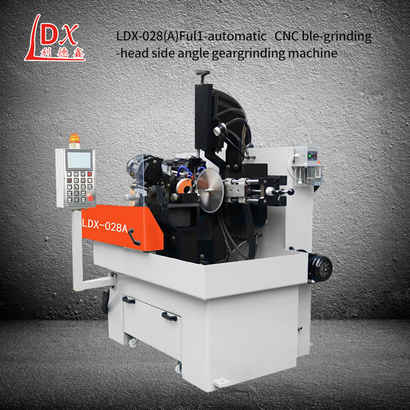 LDX-028A Macchina di rettifica a tre assi completamente a seghe CNC con doppia testa di rettifica