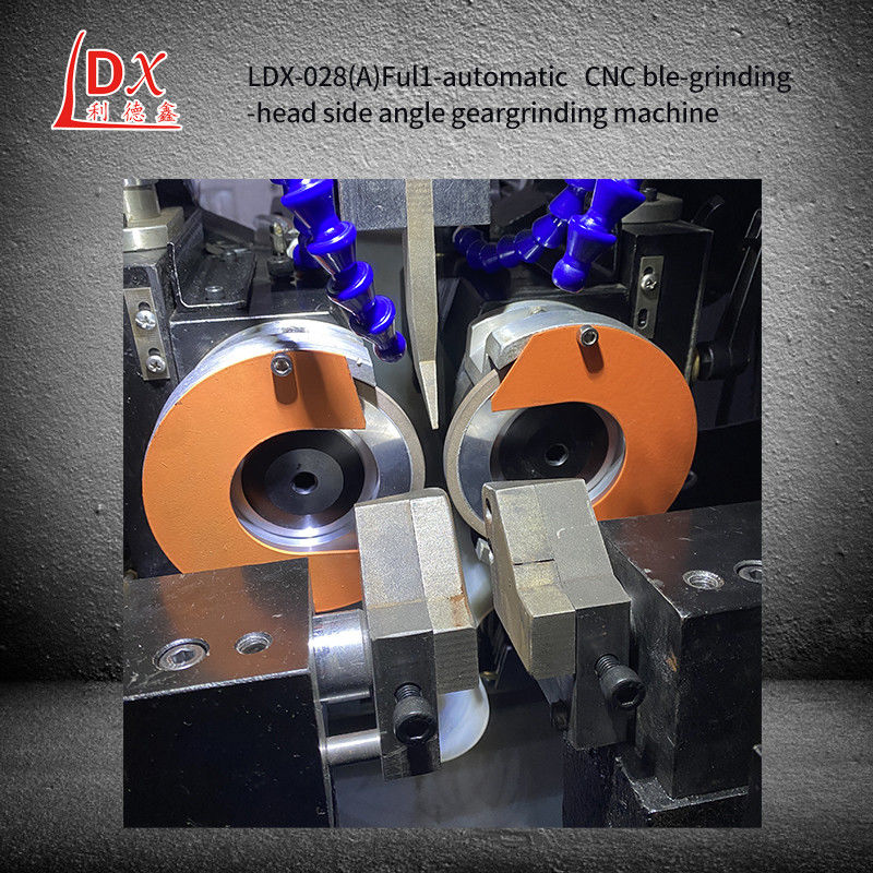 LDX-028A Full CNC Double Grinding Head Circular Saw Blade Side Angle Sharpening Machine