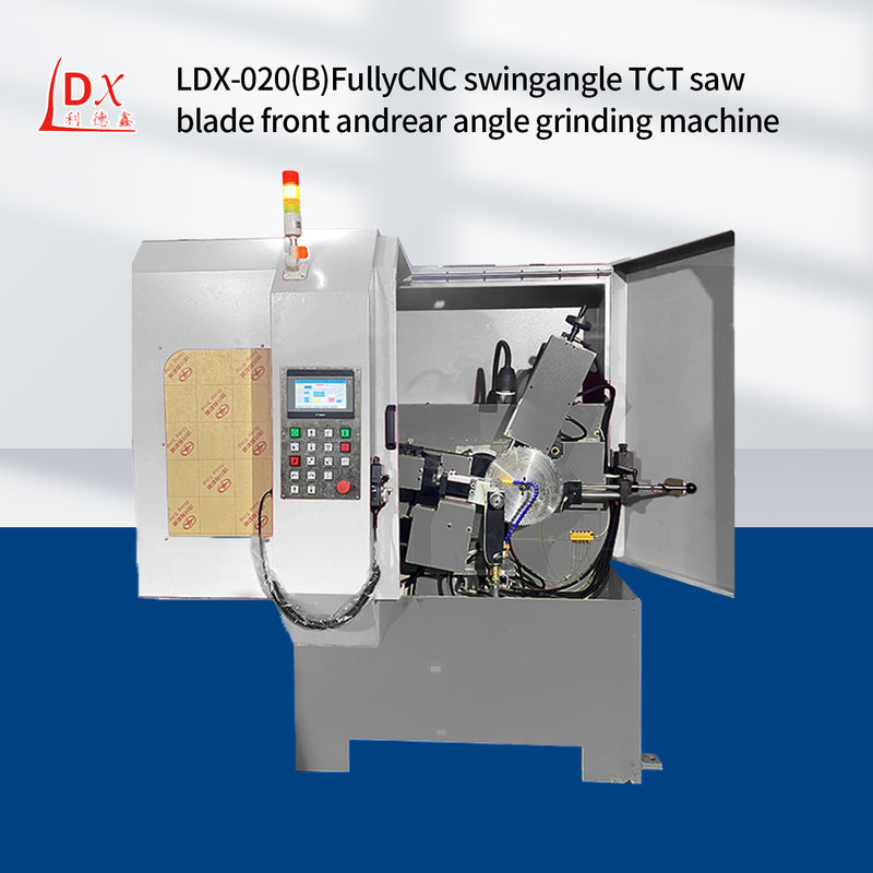 LDX-020B Fully CNC Circular Saw Blade Front And Rear Angle Grinding Machine Factory Wholesale
