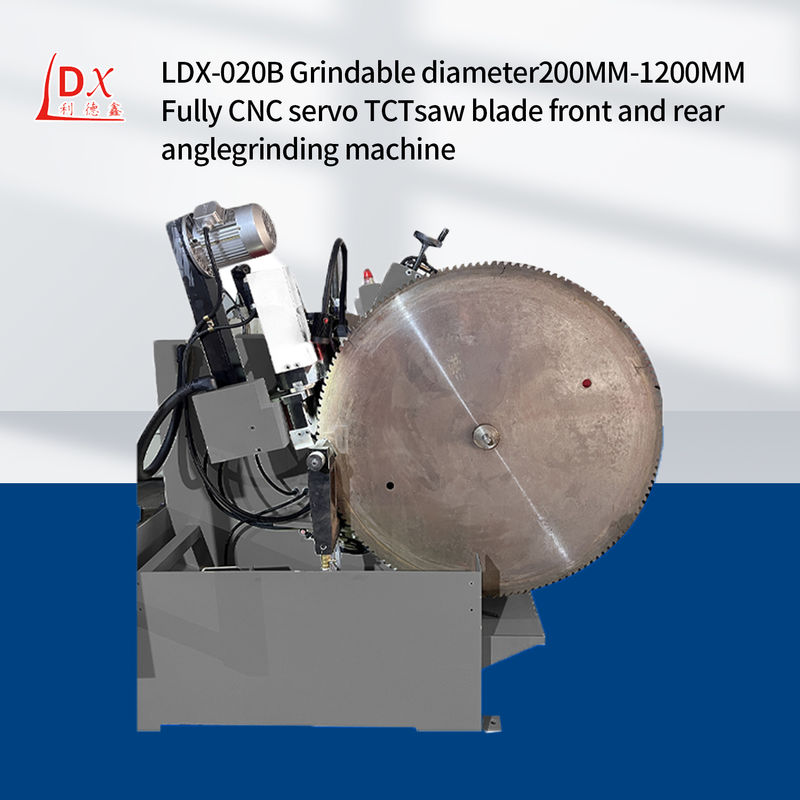 LDX-020B Macchina di rettifica a seghe circolari CNC Automatica Swing Angle Grinding Ladder Teeth