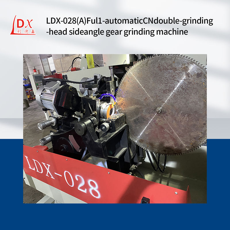 LDX-028A Servo Set Tool CNC Cervella circolare a lama a doppia testa di macinazione angolo laterale